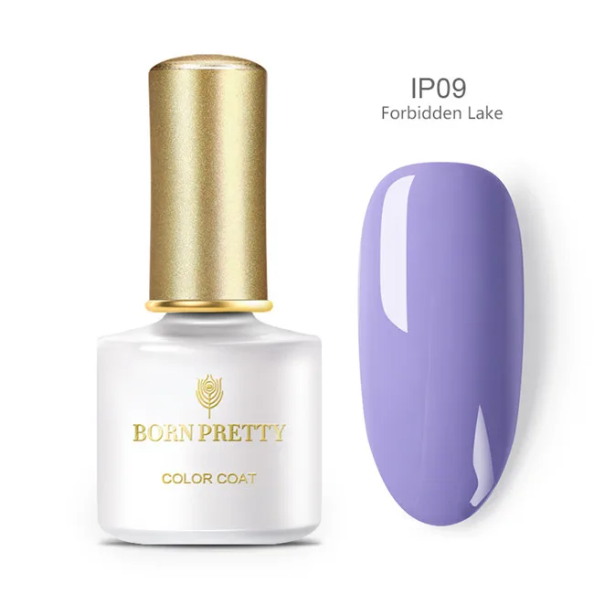 BORN PRETTY Iris фиолетовая серия 6 мл гель для ногтей чистый цвет ногтей УФ светодиодный Гель-лак фиолетовый отмачиваемый маникюр Дизайн ногтей гелевая лампа - Цвет: Forbidden Lake