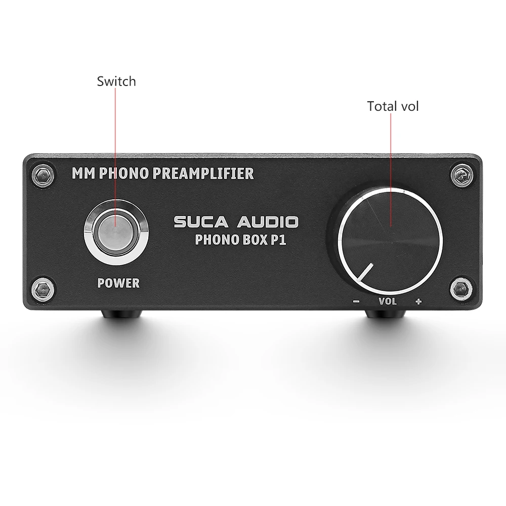 Аудиоусилитель фонографа SUCA предварительный усилитель проигрывателя для