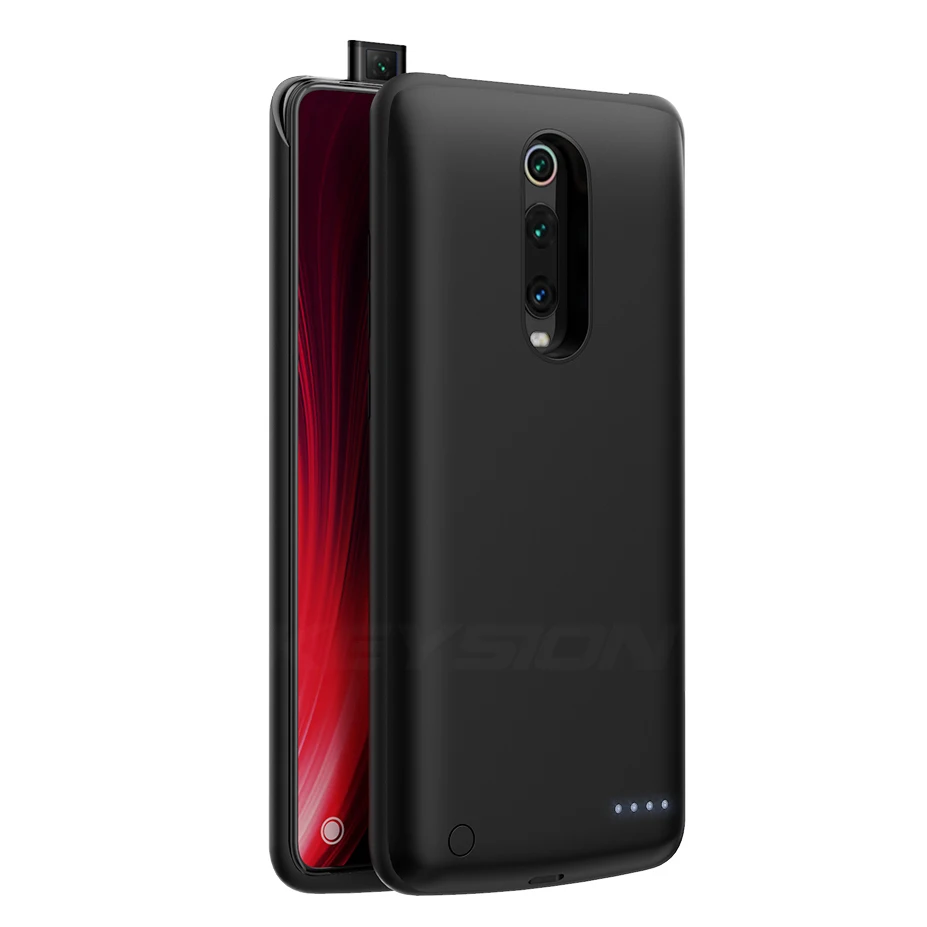 KEYSION 6500mAh Портативный чехол для аккумулятора для Xiaomi mi 9T Pro Red mi K20 аккумулятор power Bank чехол для зарядки Red mi K20 Pro - Цвет: Black for Redmi K20