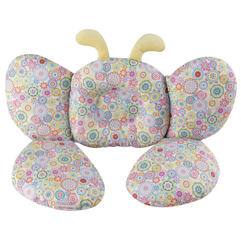 Colorful pillow Удобные портативные моющиеся детские милые коляски анти-плоские подголовники безопасности сиденья подголовник спальные подушки детский вид - Цвет: Colorful pillow