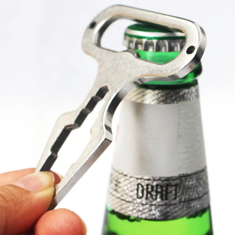 5 шт. упак. брелок для ключей инструменты самозащиты открывалка бутылок из