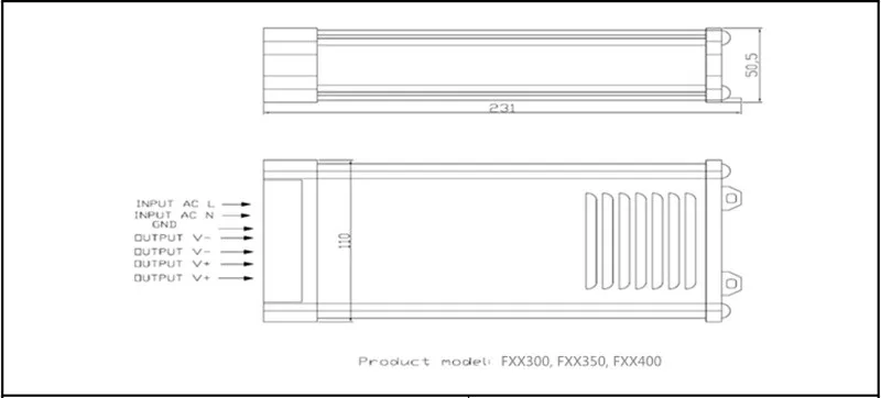 Sanpu smps светодиодный Питание 400 Вт 12 В 33.3a AC DC 175-240 В 12 В коммутации трансформатор LED драйвер 12 В smps Алюминий непромокаемые