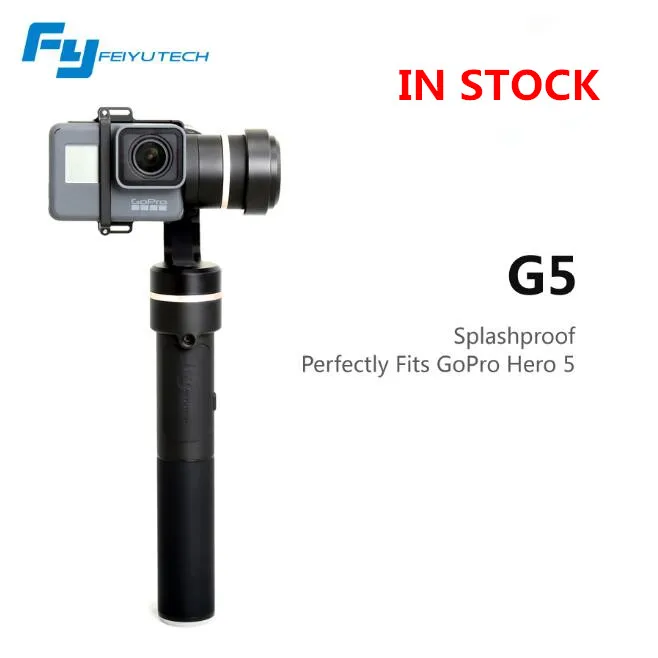 Бесплатная доставка EMS feiyutech Feiyu G5 3 оси Ручной карданный подвес для GoPro Hero 5 и