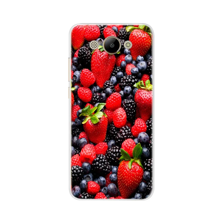 Силиконовый чехол для Huawei Y3 2017 задняя крышка красочный цветочный y3 y 3