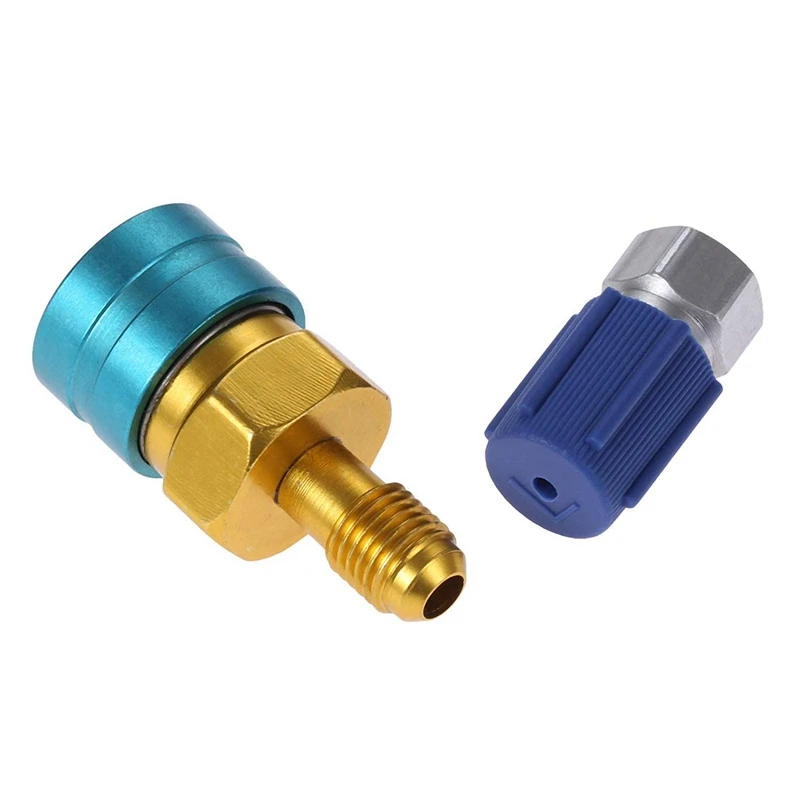 R1234Yf To R134A Low Side Quick Coupler R12 Hose Adapter Fitting Connector For Car Air-Conditioning Ac Charging | Автомобили и