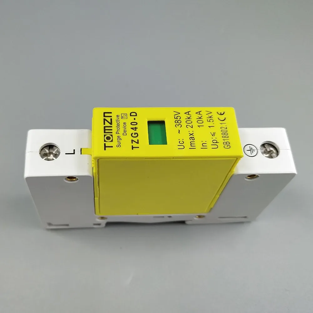 AC SPD 1P 10KA ~ 20KA D 385V дом стабилизатор напряжения защитное устройство низкого |