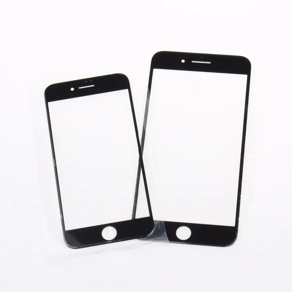 YuXi замена LCD Передний сенсорный экран Внешний стеклянный объектив для iphone 7 7p plus 4 5