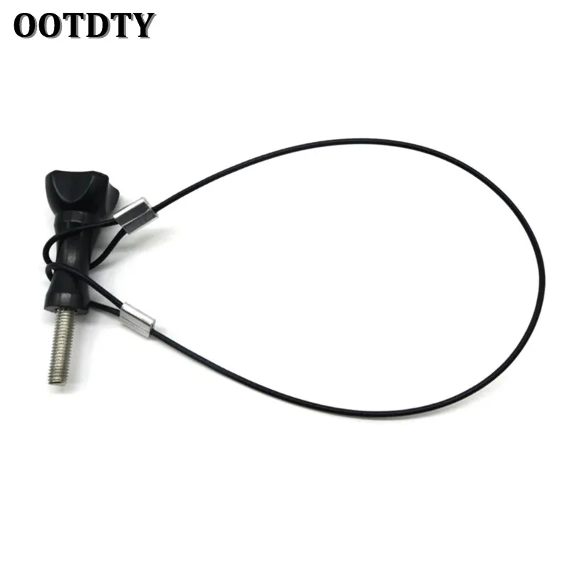 

OOTDTY Safety Strap Stainless Steel Tether Lanyard Wrist Hand 30cm For GoPro Camera New