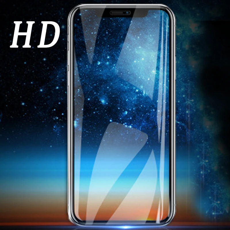 5D изогнутое полноэкранное защитное закаленное стекло для iPhone XR на Apple XS Max SX RX X S R