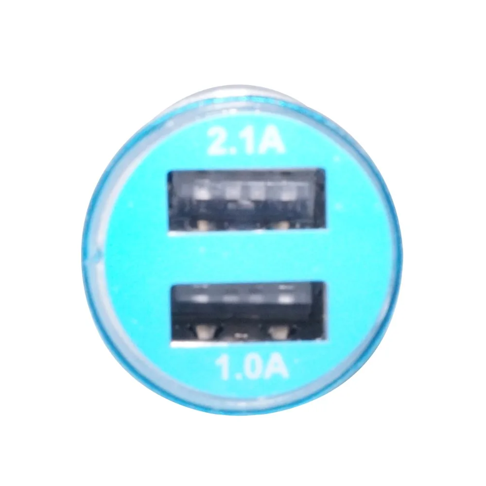 QUWIND 2.1A быстрое автомобильное зарядное устройство с двумя USB портами из