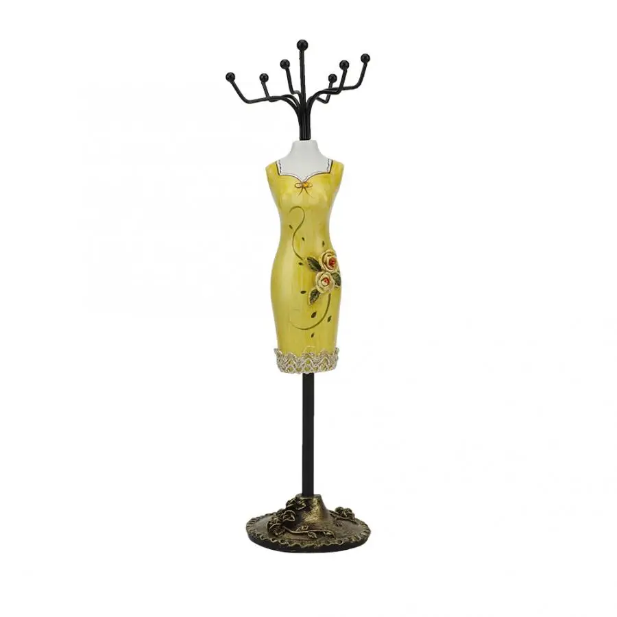 Unique Metal Jewelry Display Necklace Earring Showing Rack Organizer Hanging Holder Bracelet Shelf for Girl Gift a | Украшения и