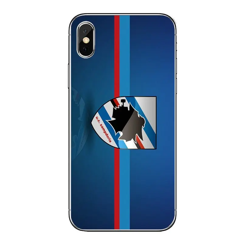 For Xiaomi Mi A1 A2 5X 6X 8 lite SE Pro Max Mix 2 2S 3 Mi5 Mi5S Sampdoria Genua Football Logo Soft Transparent Cases Covers |