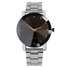 MIGEER мужские часы брендовые роскошные модные мужские Кристальные Аналоговые кварцевые наручные часы из нержавеющей стали браслет высокого качества A20