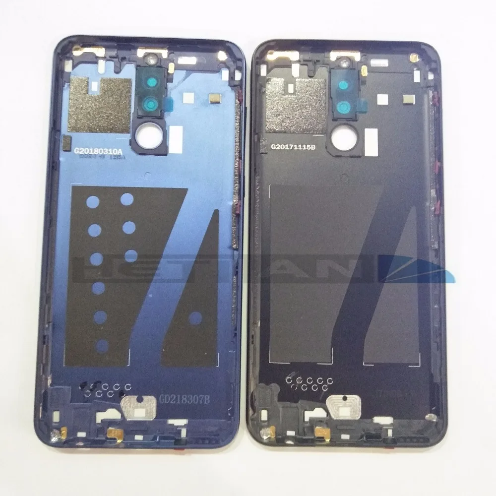 Оригинальная Новинка для Huawei Mate 10 Lite задняя крышка батарейного отсека с кнопкой