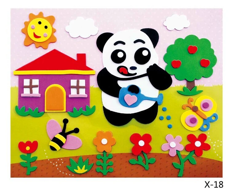 20 стилей больших наклеек Happyxuan из вспененного этилвинилацетата Наборы для