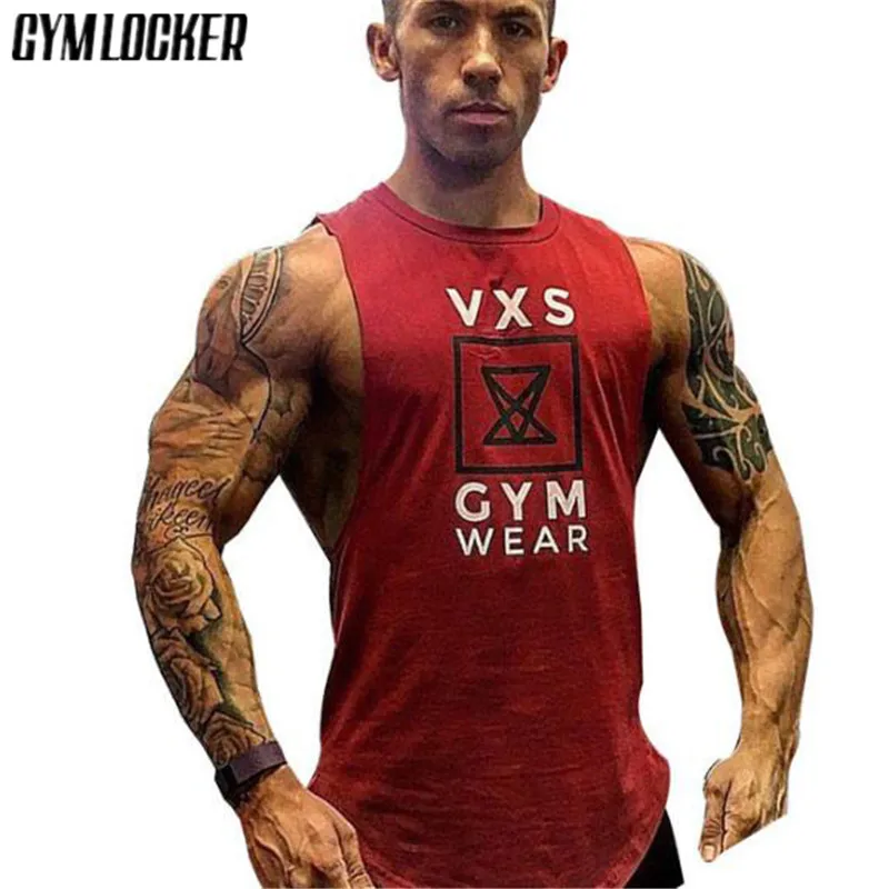 2018 новые мужские без рукавов тонкие летние хлопковые топы на бретельках для