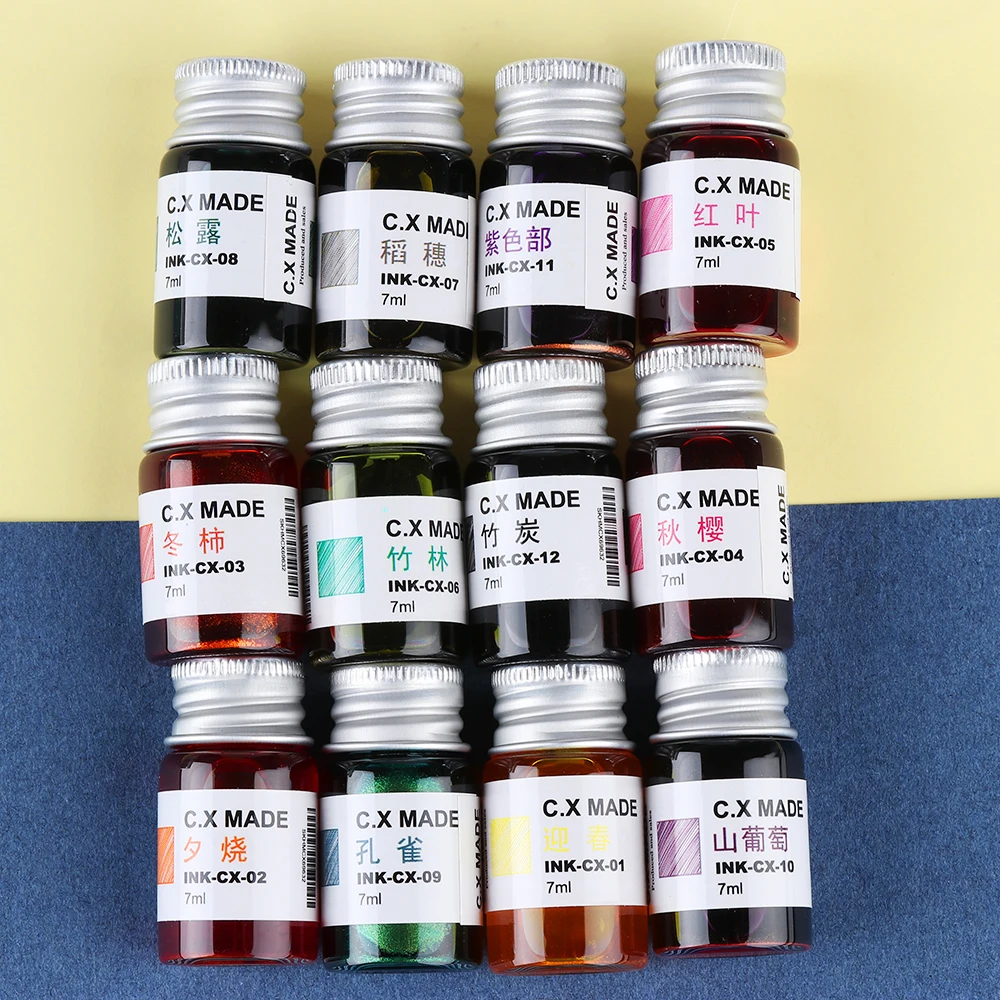 7 мл креативных цветных чернил канцелярские принадлежности ручка для подписи