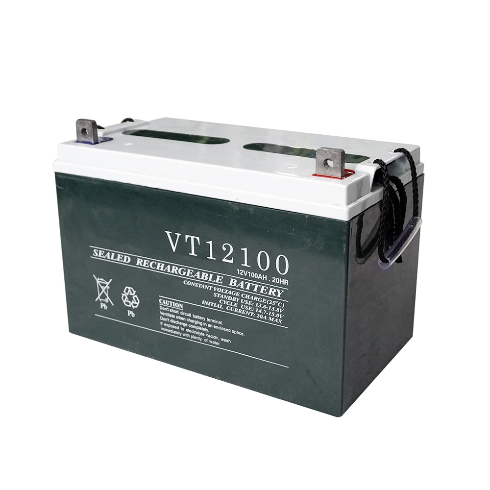 ECOWORTHY 12V 100AH батарея герметичная AGM батарея глубокого цикла 100Ah 12V батарея глубокого цикла перезаряжаемая RV кемпинг солнечная вне сети