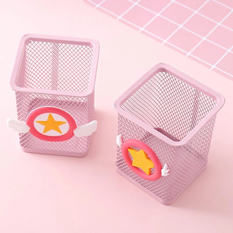 1 шт. Kawaii розовый единорог кактус Фламинго квадратный канцелярский ящик для хранения управление чехол Подставка для ручек и карандашей подставка студенческие канцелярские принадлежности