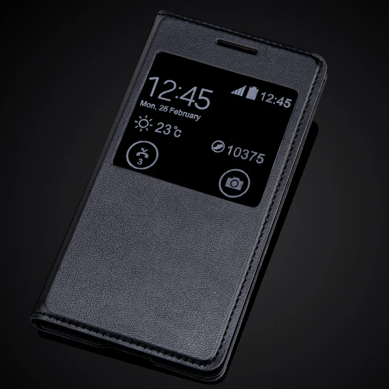 Чехол книжка из искусственной кожи с ультратонкой задней крышкой для Samsung Galaxy J1