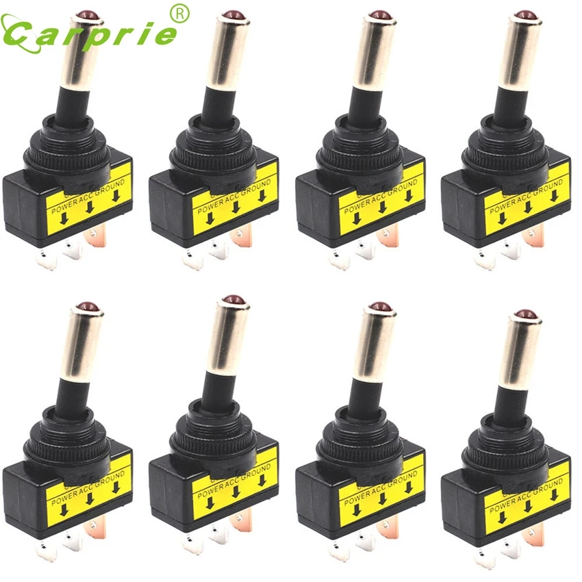 CARPRIE супер дропшиппинг 10 шт 12 V 20A Авто Красный светодиодный свет перекидной