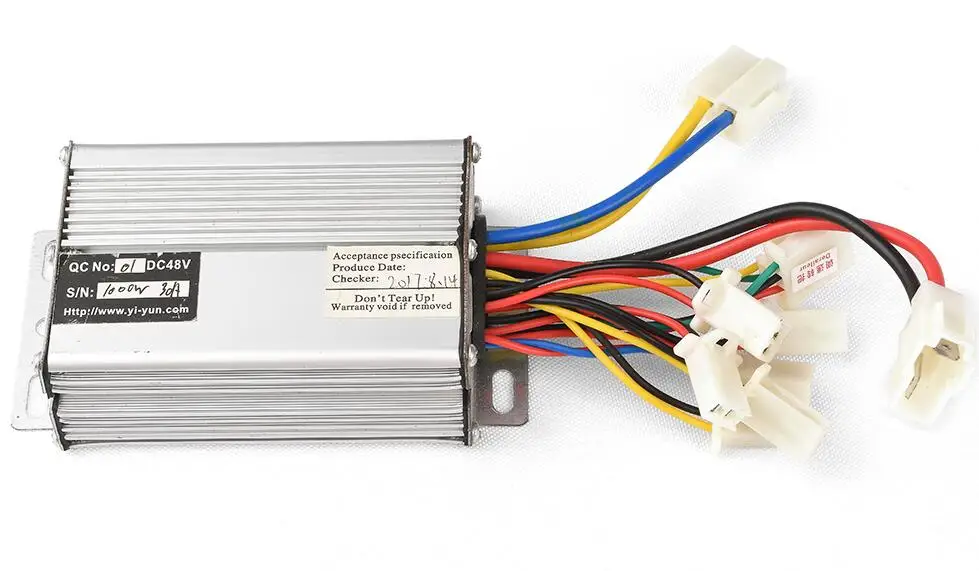 48V 1000W 12 В, 24 В, 36 В, 48 В, 250 Вт, 350 Вт, 500 Вт, 1000 Вт постоянного тока, электрический велосипед с щеткой, контроллер для электрического велосипеда, контроллер скутера YK31C - Цвет: 48V 1000W