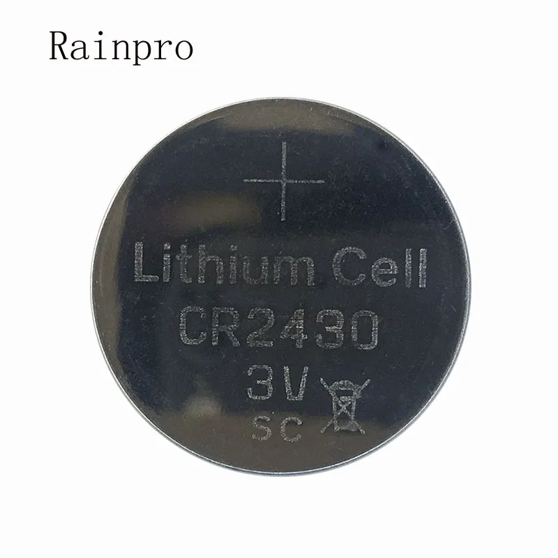 Литиевая батарея Rainpro 5 шт./лот CR2430 2430 3 в для пульта дистанционного