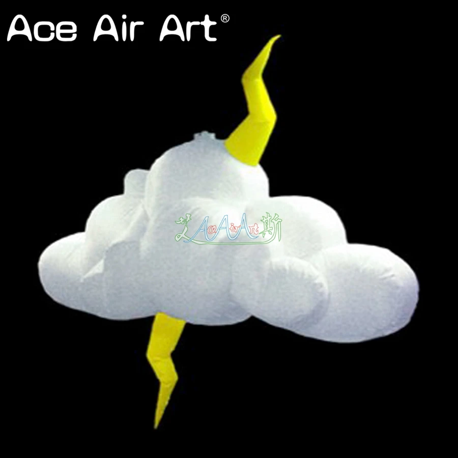 2 м длинная подвесная декоративная модель Надувное облако с подсветкой|Игровые