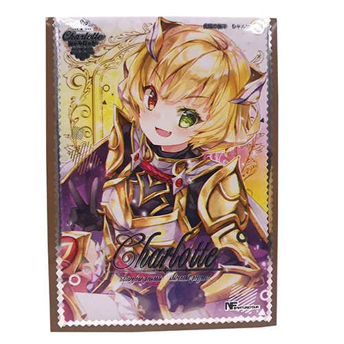 60 ПК пакет TCG карты рукава аниме-открытки игры защита персонажа карты щит графика протектор цветные рукава PKM - Цвет: Charlotte