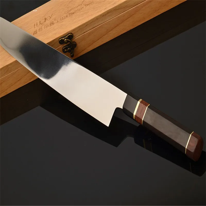 10,5 ''Kiritsuke дамасский нож кухонный японский VG10 Дамасская сталь Япония поднос для суши и сашими рыба лосось нож для филеровки 2.2.2W