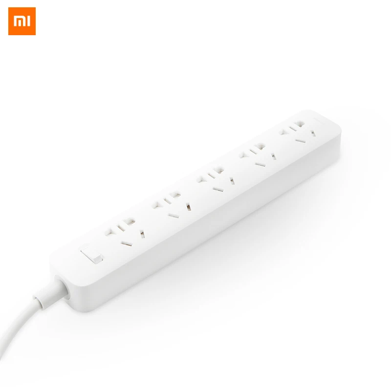 white Xiaomi Mi, 5 розеток, умный блок питания, Интеллектуальный адаптер питания, независимая безопасная дверь С нескользящими матами - Цвет: white