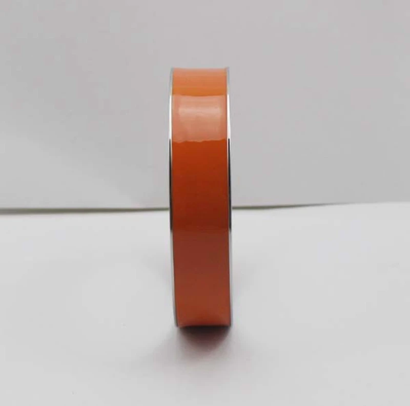 2016 Latest Fashion Orange Cuff Bracelet 316L Stainless Steel Enamal Bangle Simple Classical Jewelry | Украшения и аксессуары