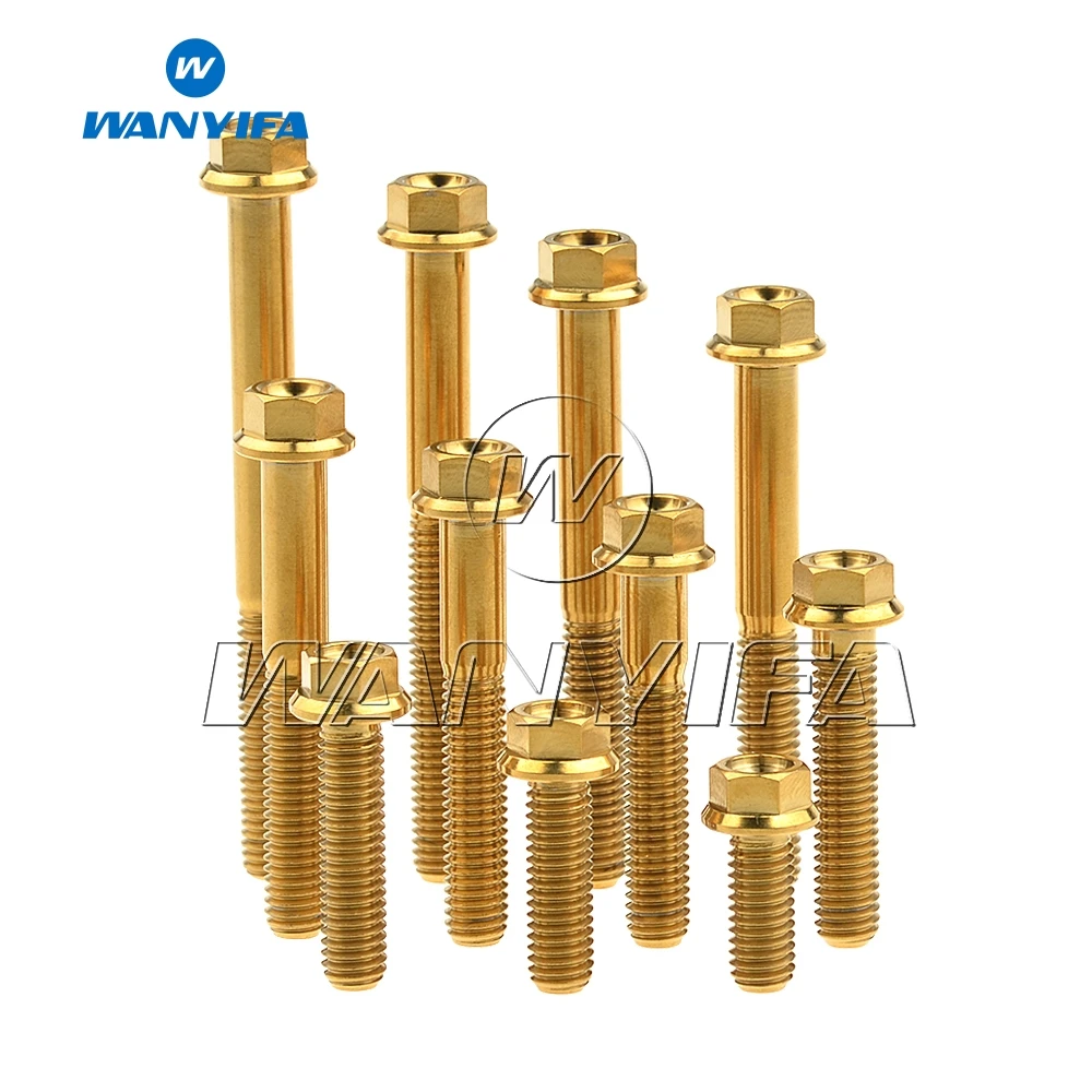 Титановый &quotWanyifa&quot Ti M6 x 15 20 25 30 35 40 45 50 55 60 65 мм Малый разъем под шестигранную