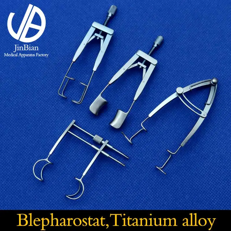 

Blepharostat titanium alloy Screw-in ophthalmic operating set Medical and surgical tools Double eyelid plastic surgery
