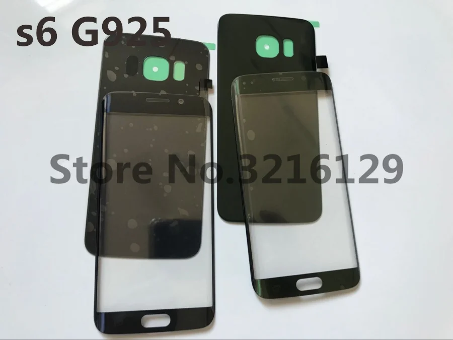 Оригинальный чехол для Samsung Galaxy S6 Edge G925 G9250 G925F заднее стекло телефона задняя