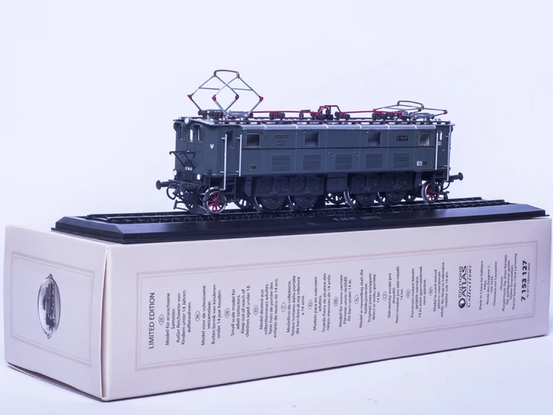 Atlas 1: 87 литье под давлением ограниченная модель поезда E 16 07(1927) для подарка в идеальной коллекции игрушечный поезд
