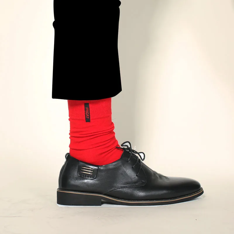 7 Pairs / Lot Cotton Solid Men Happy Socks Fashion Candy Color Week Anti-Bacterial Comfortable Deodorant Casual Boys | Мужская одежда
