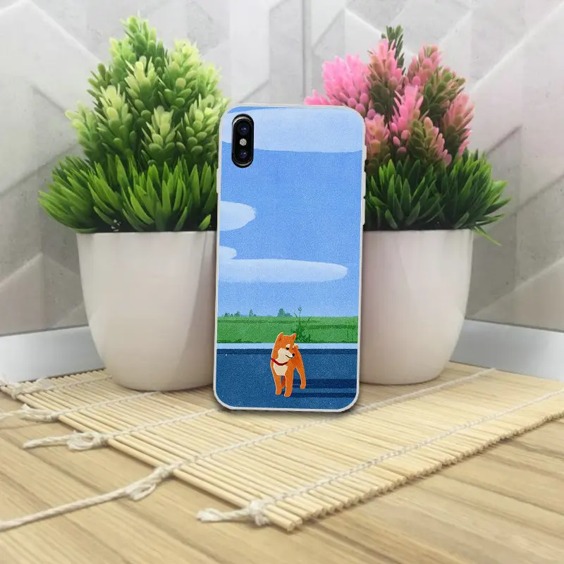 Милые животные собака МОПС мягкие ТПУ Аксессуары для мобильных телефонов