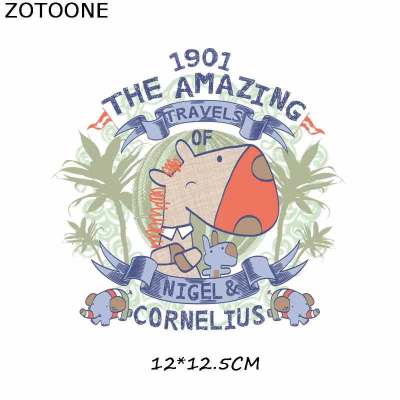 

Patches Cute Animal Unicorn Patch For Clothing Dog Iron On Transfer DIY Stickers Children Bag Clothes Decoration Kids Gift E