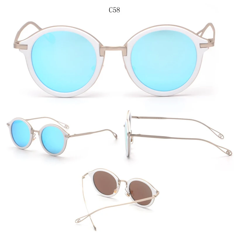 Wholesales New arrival Round Mirror Seampunk sunglasses vintage women sun glasses oculos de sol feminino eyewear|eyewear china|glasses bandglasses