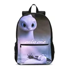 Кожаный рюкзак с 3D-принтом, мультяшный рюкзак с рисунком Как приручить дракона 3, детские школьные сумки для подростков, мальчиков, женский рюкзак в подарок