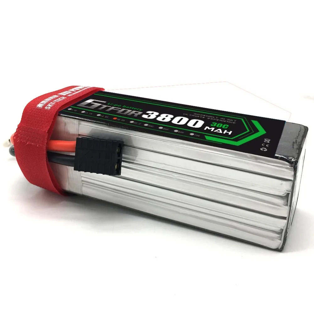 GTFDR 5S 18 5 v 3800mAh 30C Lipo батарея RC Вертолет Лодка Дрон самолет автомобиль Li Ion батареи