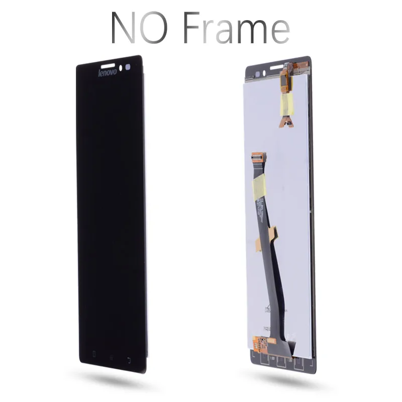 Дисплей для Lenovo Vibe Z K910 LCD в сборе с тачскрином на рамке Оригинал черный|lcd