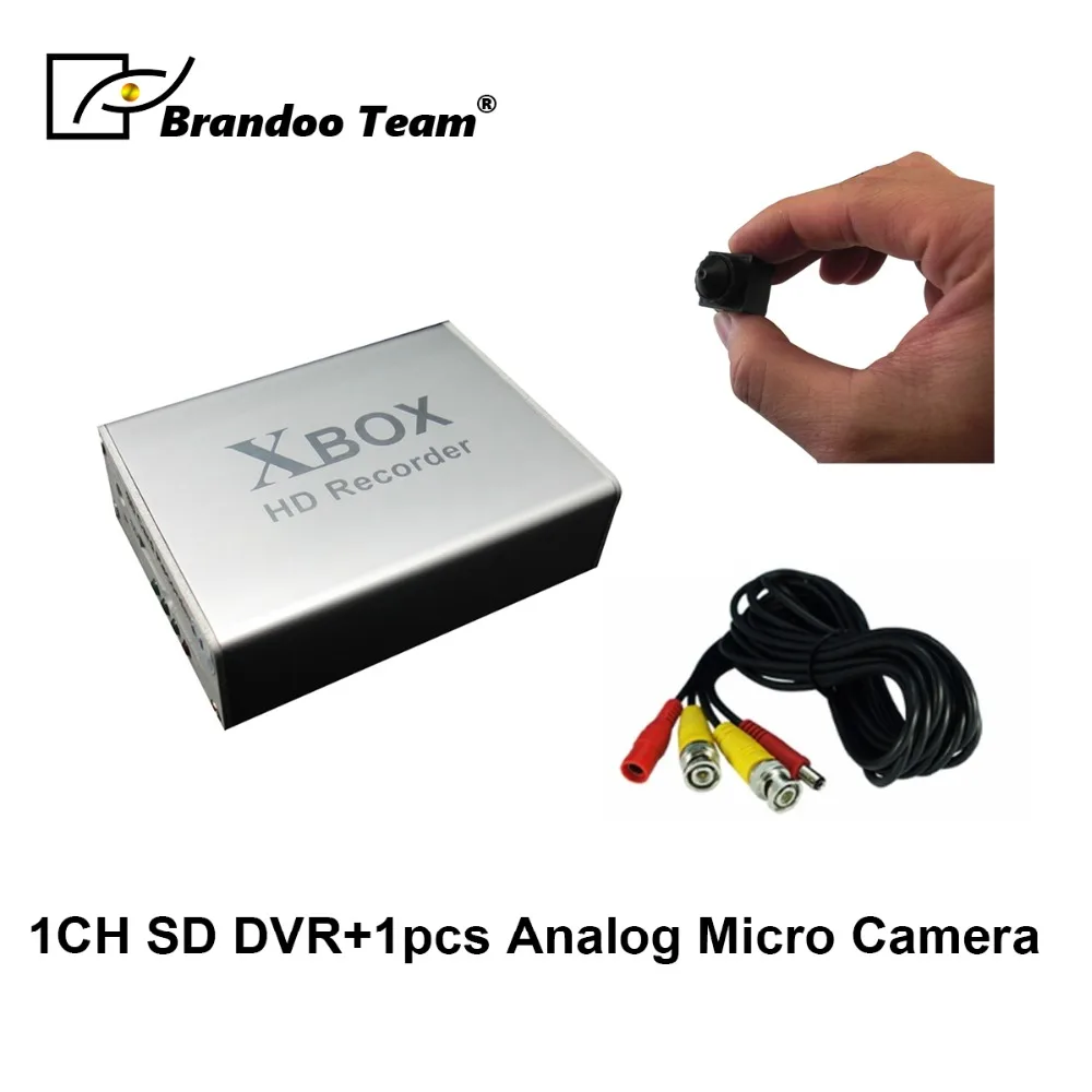 MPEG-4 CCTV DVR D1 1CH Мини комплект безопасности для домашнего магазина включая 1 шт.