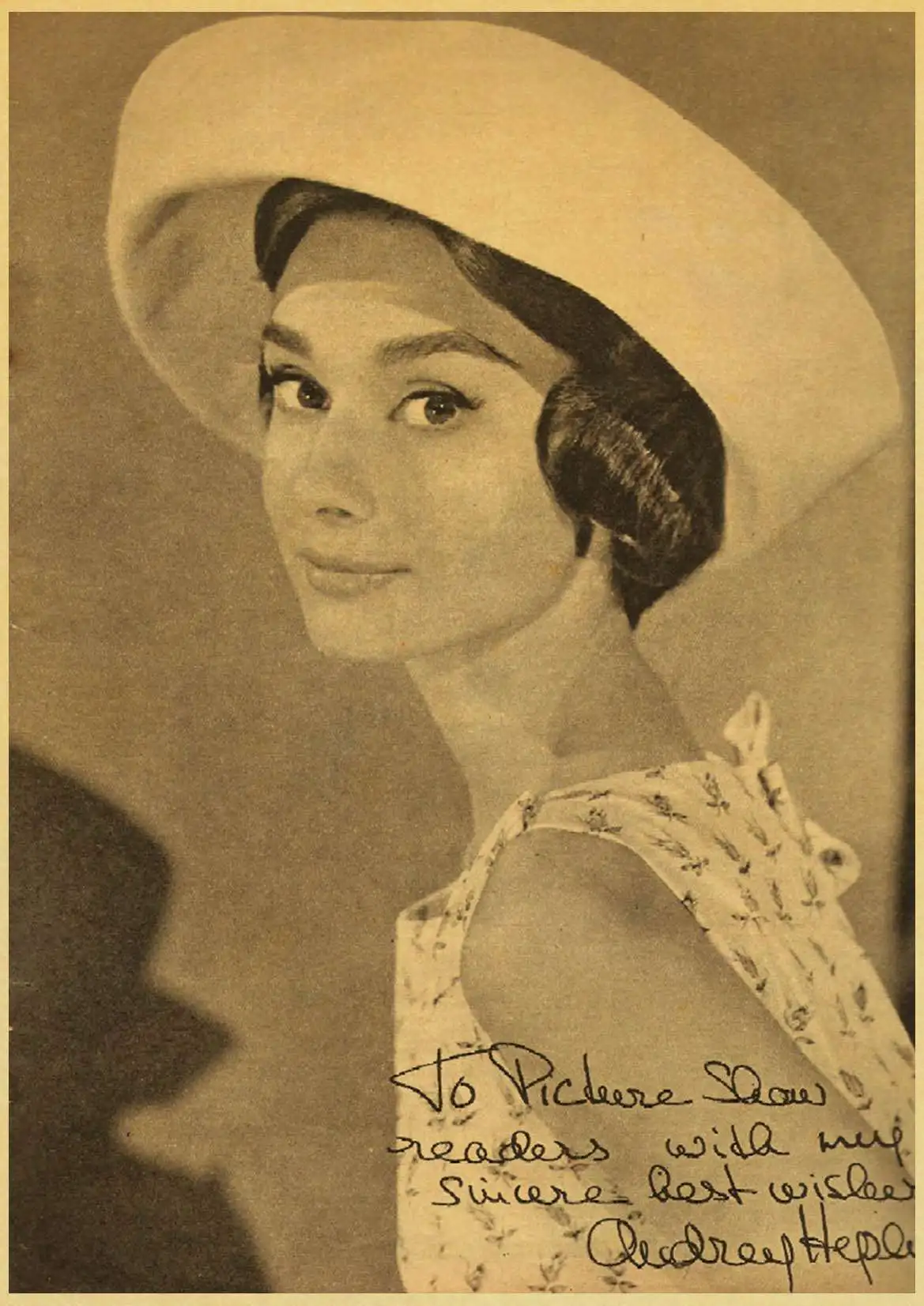 Audrey Hepburn wall art poster brown kraft paper print retro style home decor sticker | Дом и сад