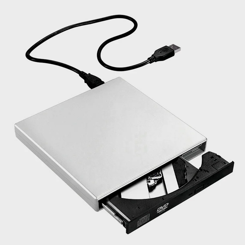USB2.0 Внешний DVD комбинированный CD-RW привод ROM CD драйвер для ПК/ноутбука-белый ND998 |