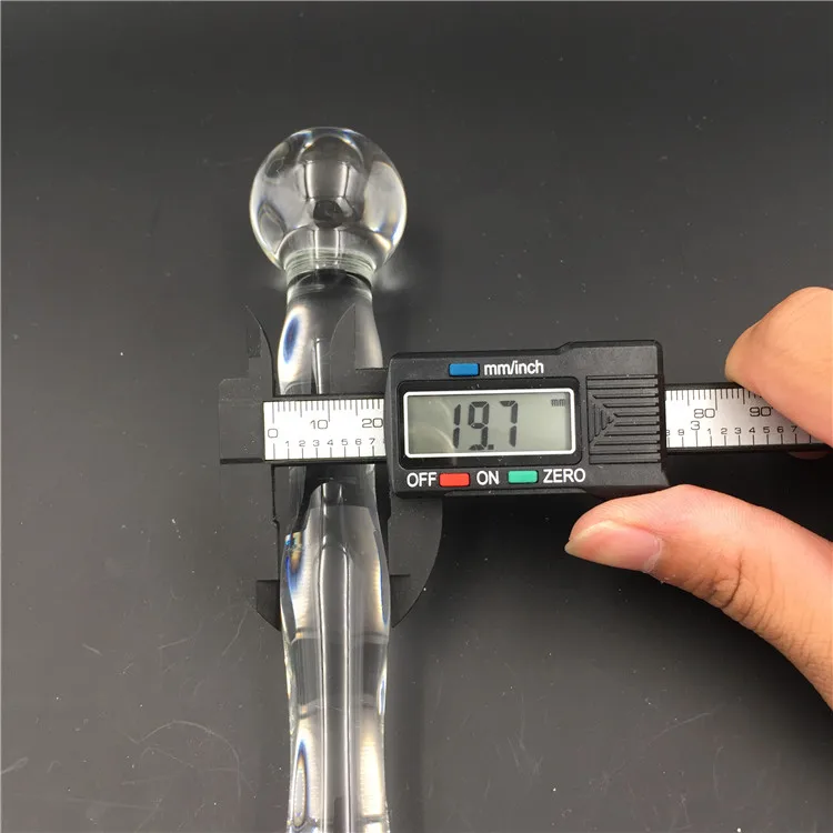 Волшебная палочка Хрустальная Анальная пробка пенис секс-игрушка товары для