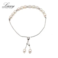 new design 4 5mm natural freshwater pearl bracelets for women fashion white multi real pearl bracelet lowest price