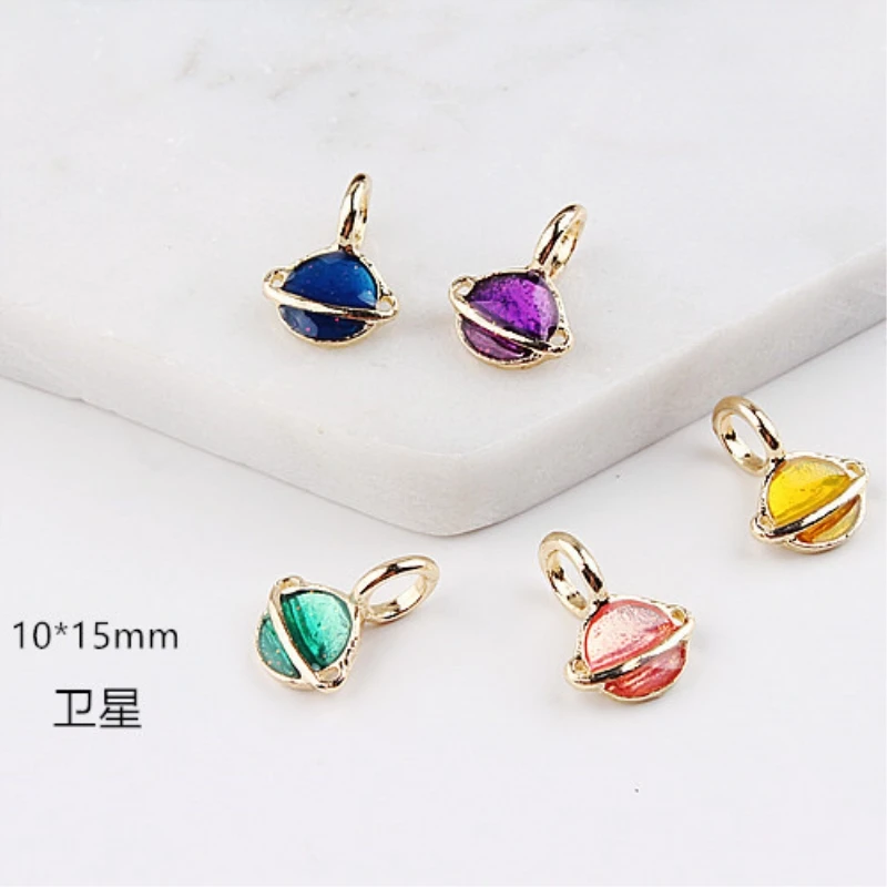 Doreen Box эмалированная смола подвески звезда луна планета золотой цвет милые