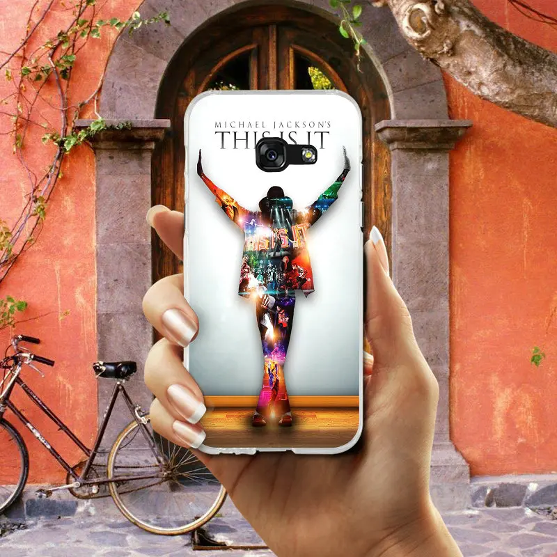 Мягкий чехол для телефона танцевальная певица Майкл Джексон Samsung Galaxy S2 S3 S4 S5 Mini S6 S7